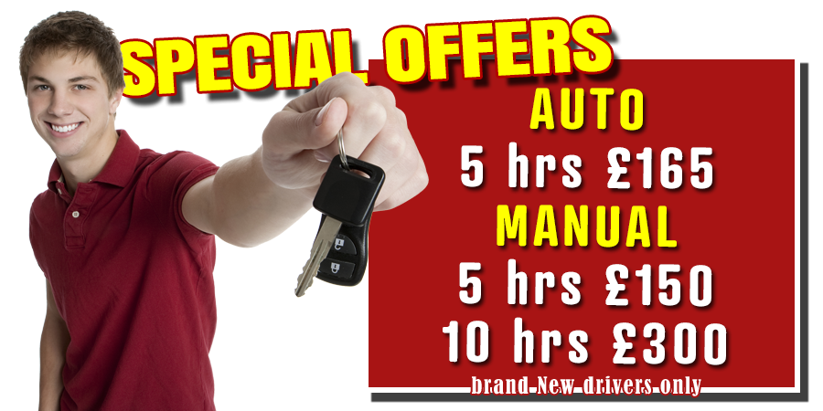 Automatic and Manual driving lesson special offers available !