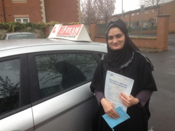 Thanks L-team drivingschool for helping me to pass first time....
