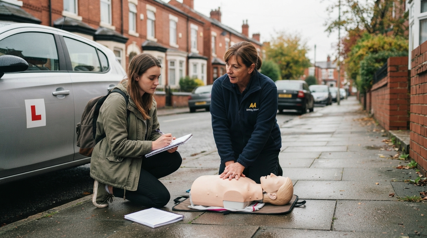practising CPR